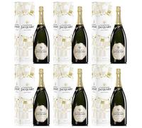 Jacquart Brut Mosaique avec étuis - Champagne - Lot de 6 bouteilles