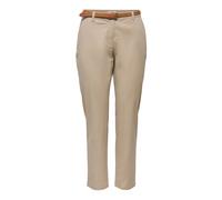 Jacqueline de Yong - Chicago MW Belted Chino Pant - Femme - Pantalons - Beige - Taille: 36 FR