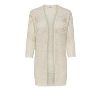JACQUELINE de YONG Jdykofi 3/4 Kimono KNT, Jdykofi 3/4 Kimono Noeud Femme, Eggnog,
