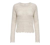Jacqueline De Yong Jdysun Lay L/S Pull à col Bateau KNT Noos, Tapioca, S