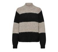 JDY Pull-over 'JDYZoey' beige / marron / noir, Taille XS