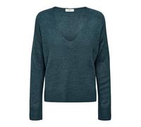 Jacqueline de Yong – Pull Jdyelanora col en V manches longues KNT Noos Atlantic Deep mélangé M