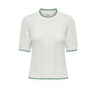 JACQUELINE de YONG Pull en tricot pour femme JDYTIKKA, Cloud Dancer 1, M