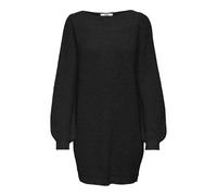 Jacqueline de Yong Robe Female Tricoté Encolure Bateau, Noir, M