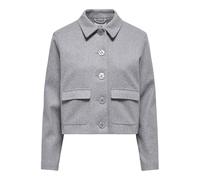 JACQUELINE de YONG Short Jacket Jdycallie Life OTW Hab Noos Veste Courte, Gris Clair mélangé, L Femmes