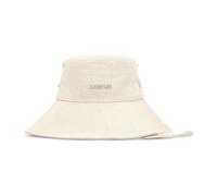 Jacquemus, Femme, Accessoires, Blanc, Taille: 58 CM Le Bob De-Nîmes Bucket Hat