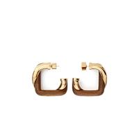 Jacquemus - Boucles d'oreilles carrées - Femme - Accessoires - Jaune - Taille: ONE Size