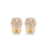 Jacquemus - Boucles d'Oreilles en Cristal Doré - Femme - Accessoires - Jaune - Taille: ONE Size