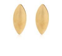 Jacquemus - Boucles d'oreilles en forme d'amande - Femme - Accessoires - Jaune - Taille: ONE Size