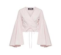 Jacquemus - Cache-coeur Paysan Top - Femme - Blouses et Chemises - Rose - Taille: 38 FR
