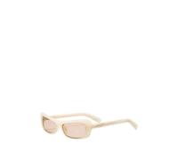 Jacquemus - Capri Lunettes de soleil - Femme - Accessoires - Blanc - Taille: 55 MM