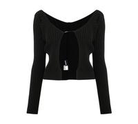 Jacquemus - Cardigan Élégant - Femme - Pulls - Noir - Taille: 40 FR