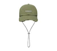 Jacquemus - Casquette Artichaut avec Franges - Femme - Accessoires - Vert - Taille: 58 CM