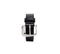 Jacquemus - Ceinture Ovalo Noir Cuir Italie - Homme - Accessoires - Noir - Taille: 90 CM