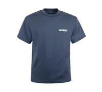 Jacquemus - Classic Logo T-Shirt - Homme - Tops - Bleu - Taille: M