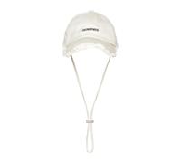 Jacquemus - Collection de Chapeaux Élégants - Femme - Accessoires - Blanc - Taille: 58 CM