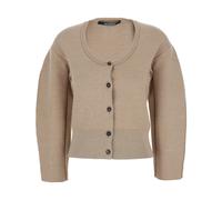Jacquemus - Doppio Cardigan - Femme - Pulls - Beige - Taille: 38 FR