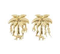 Jacquemus - Les Boucles Palmier Earrings - Femme - Accessoires - Jaune - Taille: ONE Size
