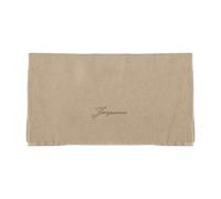 Jacquemus - Écharpe Beige en Laine et Cachemire avec Franges - Homme - Accessoires - Beige - Taille: ONE Size