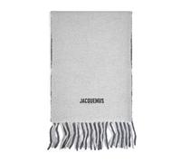 Jacquemus - Écharpe en laine d'alpaga à effet dégradé - Homme - Accessoires - Gris - Taille: ONE Size