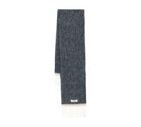 Jacquemus - Écharpe Gris Foncé à Bord Effiloché - Femme - Accessoires - Gris - Taille: ONE Size