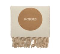 Jacquemus - Écharpe Rond Carré - Femme - Accessoires - Beige - Taille: ONE Size