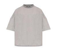 Jacquemus - Embroidered Logo T-Shirt - Homme - Tops - Gris - Taille: 2XS
