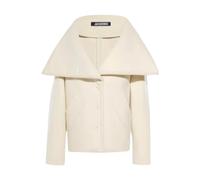 Jacquemus, Femme, Manteaux, Beige, Taille: 36 FR The Caruso Peacoat