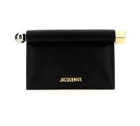 Jacquemus, Femme, Sacs, Noir, Taille: ONE Size La Petite Pochette Rond Carré Clutch