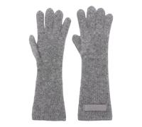 Jacquemus - Gants en gros-grain - Femme - Accessoires - Gris - Taille: ONE Size