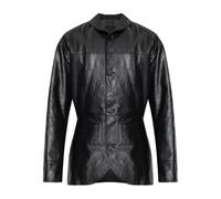 Jacquemus - Gardian Leather Jacket - Homme - Vestes - Noir - Taille: M