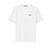Jacquemus - Le T-Shirt Gros Grain - Homme - Tops - Blanc - Taille: 2XL