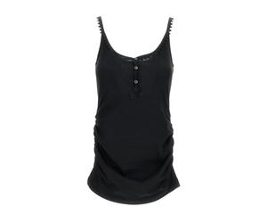 Jacquemus - Haut Drapé Col Rond - Femme - Maternity - Noir - Taille: 36 FR