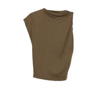 Jacquemus - Haut drapé sans manches à col rond - Femme - Tops - Vert - Taille: 42 FR