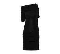 Jacquemus - Haut Noir à Une Épaule Drapé - Femme - Robes - Noir - Taille: 40 FR