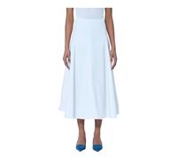Jacquemus - Jupe Midi Trapèze - Femme - Jupes - Blanc - Taille: 36 FR