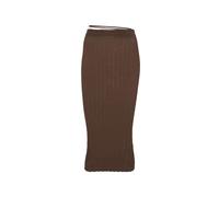 Jacquemus - Jupe Tricotée Marron avec Taille Élastique - Femme - Jupes - Brun - Taille: 40 FR