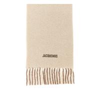 Jacquemus - L Echarpe Moisson Scarf - Femme - Accessoires - Beige - Taille: ONE Size