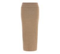 Jacquemus - La Jupe Maille Doppio - Femme - Jupes - Beige - Taille: 36 FR