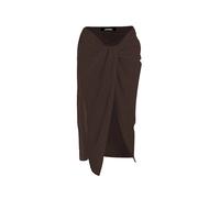Jacquemus - La Jupe Paréo - Femme - Jupes - Brun - Taille: 36 FR