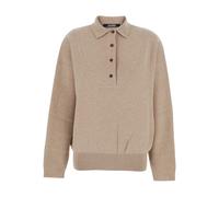 Jacquemus - La Maille Vareuse Pallone - Femme - Pulls - Beige - Taille: 34 FR