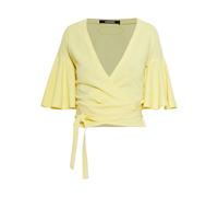 Jacquemus - La Maille Volantes Atado Top - Femme - Blouses et Chemises - Jaune - Taille: 36 FR