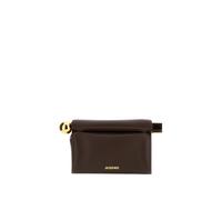 Jacquemus - La Pochette Rond Carré - Femme - Sacs - Brun - Taille: ONE Size