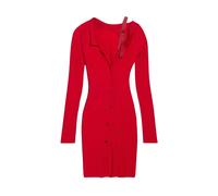 Jacquemus - La Robe Maille Colin Mini Dress - Femme - Robes - Rouge - Taille: 38 FR