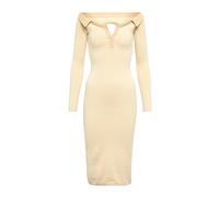 Jacquemus - La Robe Maille Pampero Knit Mi - Femme - Robes - Beige - Taille: 34 FR