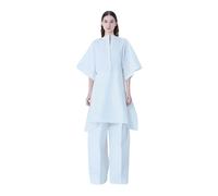 Jacquemus - La Tunique Moisson Dress - Femme - Blouses et Chemises - Blanc - Taille: 38 FR
