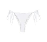 Jacquemus - Le Bas de Maillot Picot - Femme - Maillots de bain - Blanc - Taille: 38 FR