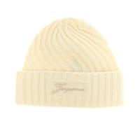 Jacquemus - Le Bonnet Tourni - Homme - Accessoires - Blanc - Taille: ONE Size