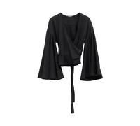 Jacquemus - Le Cache Coeur Ventadou Top - Femme - Blouses et Chemises - Noir - Taille: 36 FR
