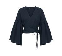 Jacquemus - Le Cache-cœur Paysan - Femme - Blouses et Chemises - Bleu - Taille: 38 FR